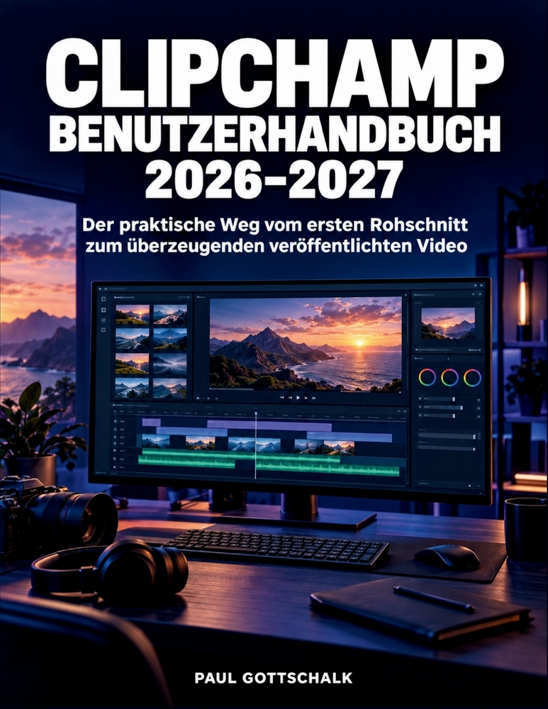 Clipchamp Benutzerhandbuch 2026-2027: Der praktische Weg vom ersten Rohschnitt zum überzeugenden veröffentlichten Video cover