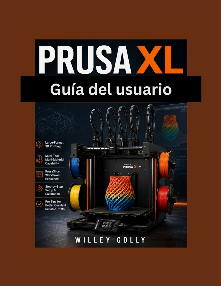 Guía del usuario de Prusa XL: Configuración maestra, calibración, impresión multimaterial y PrusaSlicer cover