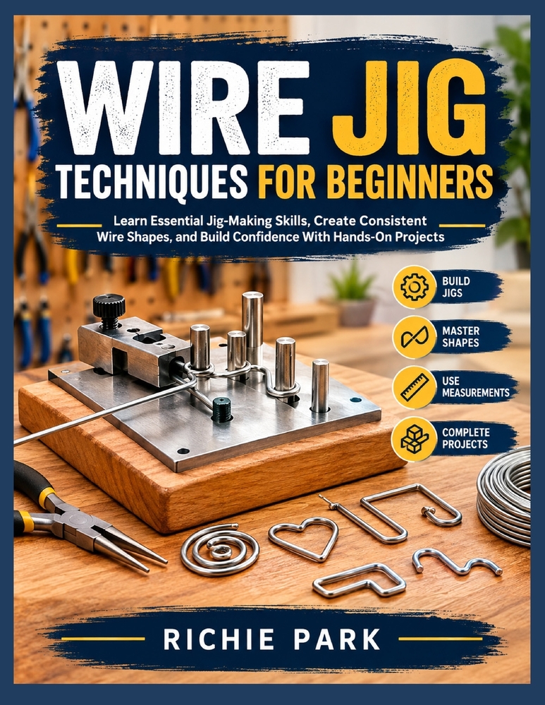 Wire Jig Techniques for Beginners: Learn Essential Jig-Making Skills, Create Consistent Wire Shapes, and Build Confidence With Hands-On Projects cover