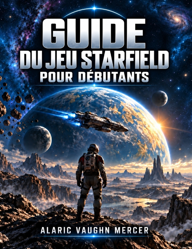 Guide Du Jeu Starfield Pour Débutants: Un guide facile à suivre pour la création de personnages, les combats, l'exploration, les vaisseaux, les compét cover