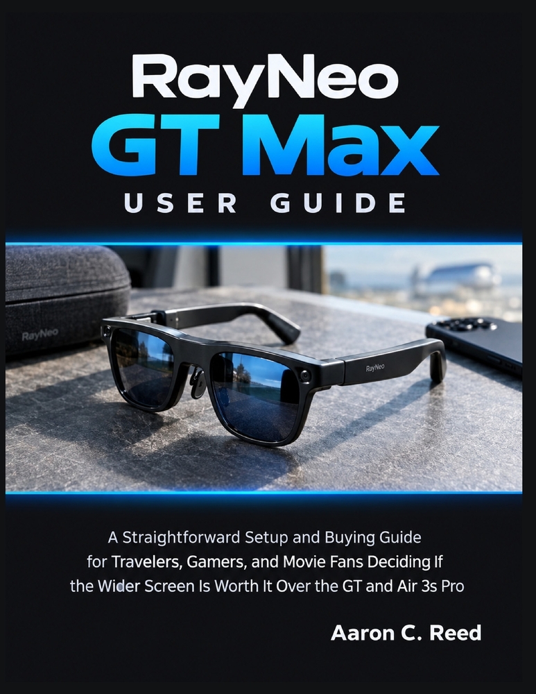 RayNeo GT Max User Guide: A Straightforward Setup and Buying Guide for Travelers, Gamers, and Movie Fans Deciding If the Wider Screen Is Worth It Over cover
