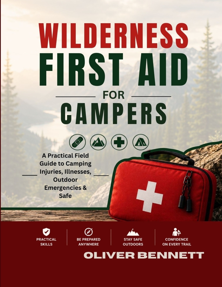 Wilderness First Aid for Campers: A Practical Field Guide to Camping Injuries, Illnesses, Outdoor Emergencies & Safe cover