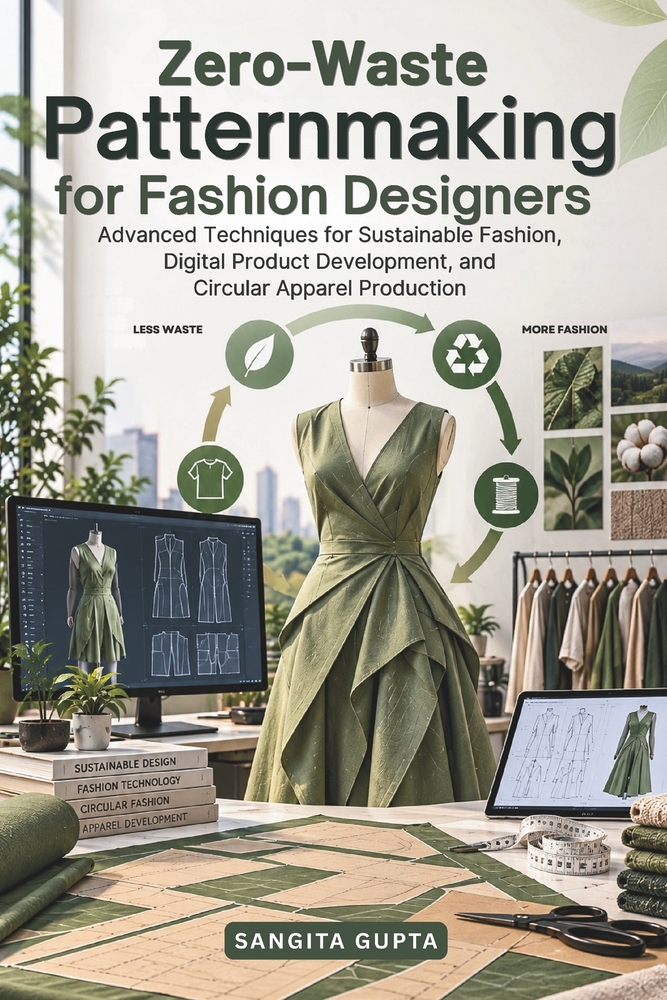 Zero-Waste Patternmaking for Fashion Designers: Advanced Techniques for Sustainable Fashion, Digital Product Development, and Circular Apparel Product cover