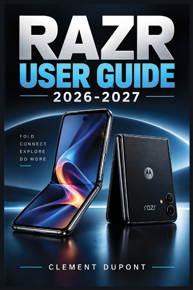 Razr User Guide 2026-2027: Maîtrisez votre smartphone pliable Motorola: configuration, écran externe, appareil photo, personnalisation, sécurité, auto cover