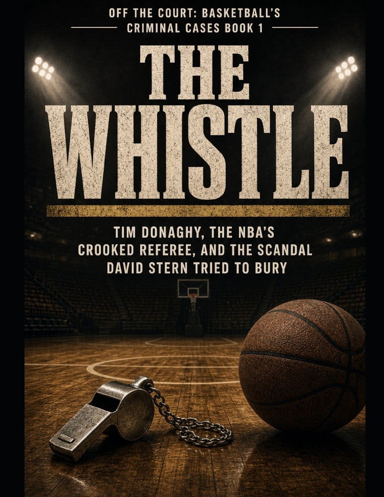 The Whistle: Tim Donaghy, the NBA's Crooked Referee, and the Scandal David Stern Tried to Bury Series Name: Off the Court: Basketball's Criminal Cases cover