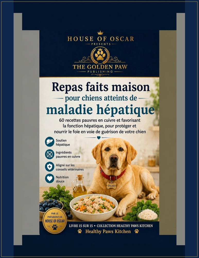 Repas faits maison pour chiens atteints de maladie hépatique: 60 recettes pauvres en cuivre et favorisant la fonction hépatique, pour protéger et nour cover