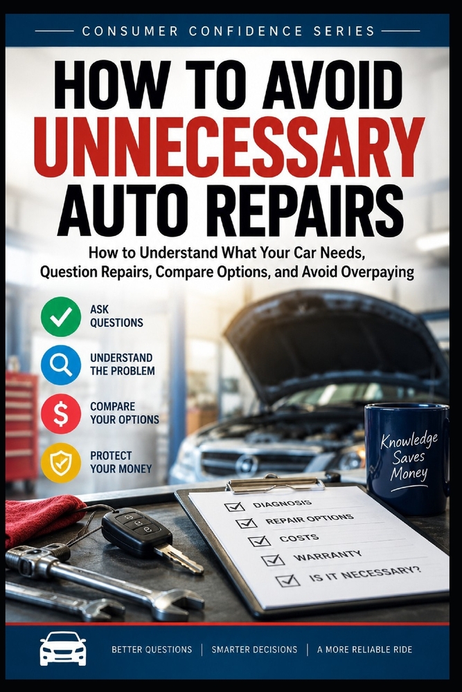 How to Avoid Unnecessary Auto Repairs: How to Understand What Your Car Needs, Question Repairs, Compare Options, and Avoid Overpaying cover