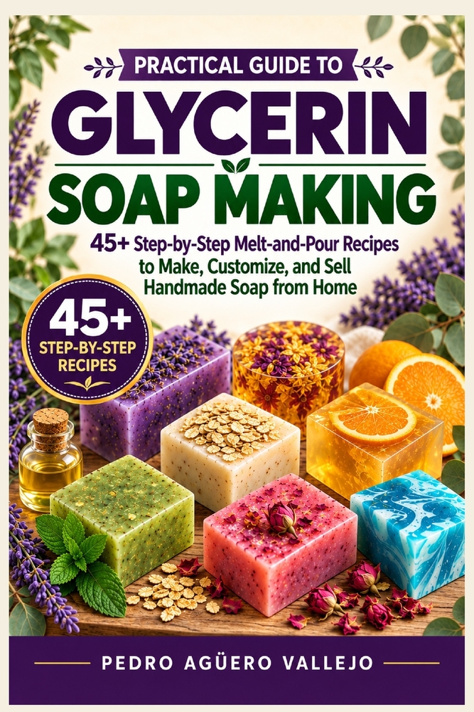 Practical Guide to Glycerin Soap Making: 45+ Step-by-Step Melt-and-Pour Recipes to Make, Customize, and Sell Handmade Soap from Home cover