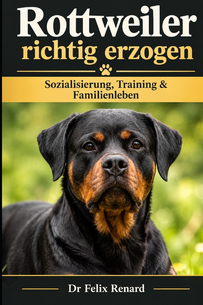 Rottweiler richtig erzogen: Sozialisierung, Training & Familienleben cover