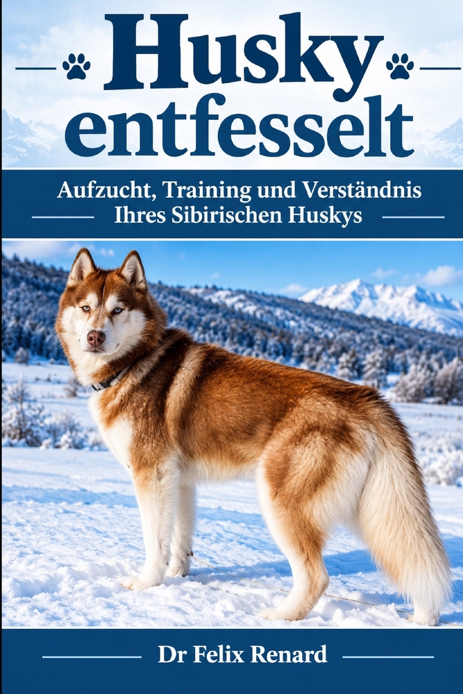 Husky entfesselt: Aufzucht, Training und Verständnis Ihres Sibirischen Huskys cover