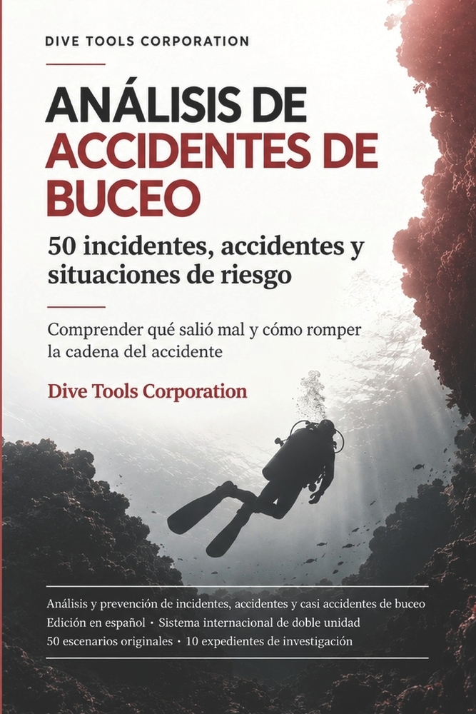 Análisis de Accidentes de Buceo: 50 incidentes, accidentes y situaciones de riesgo cover
