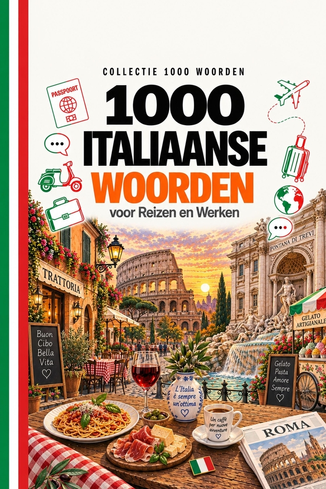 1000 Italiaanse Woorden: voor Reizen en Werken cover