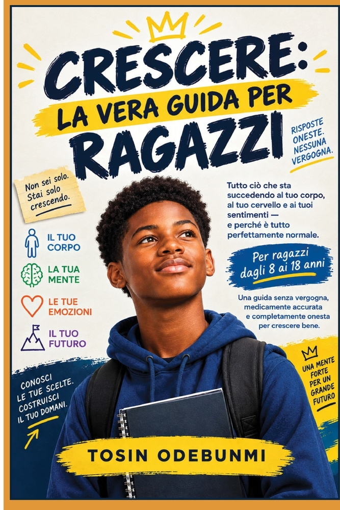 Crescere: LA VERA GUIDA PER RAGAZZI: Tutto ciò che il tuo corpo, cervello e sentimenti stanno facendo in questo momento- E perché tutto questo è compl cover