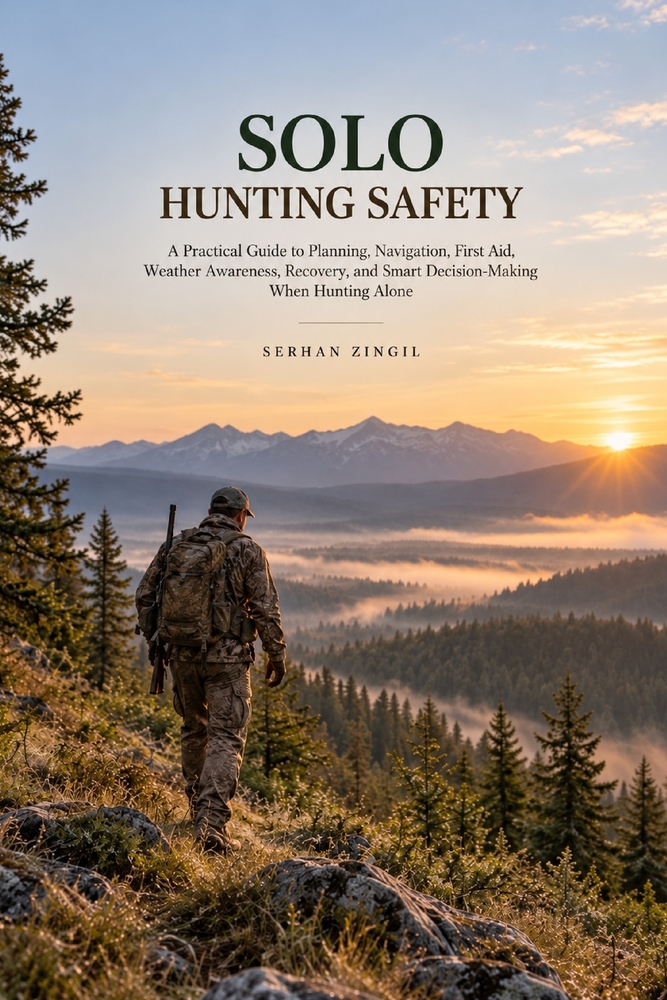 Solo Hunting Safety: A Practical Guide to Planning, Navigation, Emergency Readiness, and Making Safer Decisions in the Field cover