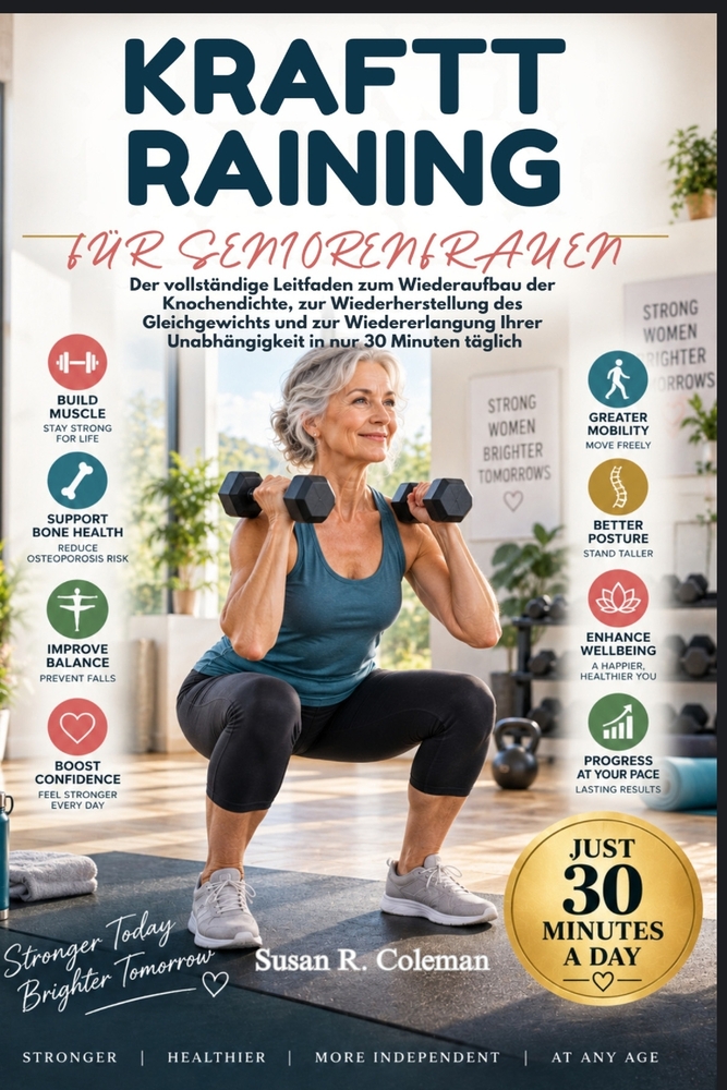Krafttraining Für Seniorenfrauen: Der vollständige Leitfaden zum Wiederaufbau der Knochendichte, zur Wiederherstellung des Gleichgewichts und zur Wied cover