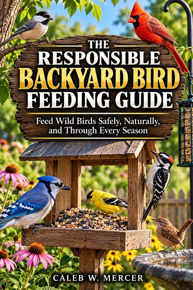 The Responsible Backyard Bird Feeding Guide: Feed Wild Birds Safely, Naturally, and Through Every Season cover