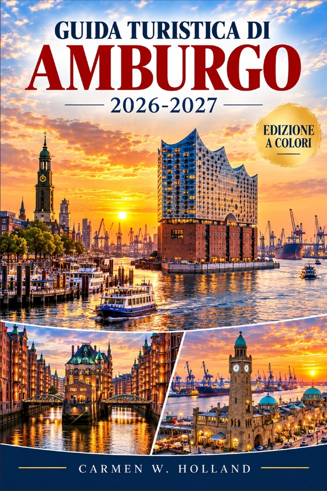 Guida Turistica Di Amburgo 2026-2027: Scegli la tua base, poi esplora Speicherstadt, HafenCity, Alster Shores, i traghetti del porto, i trasporti pubb cover