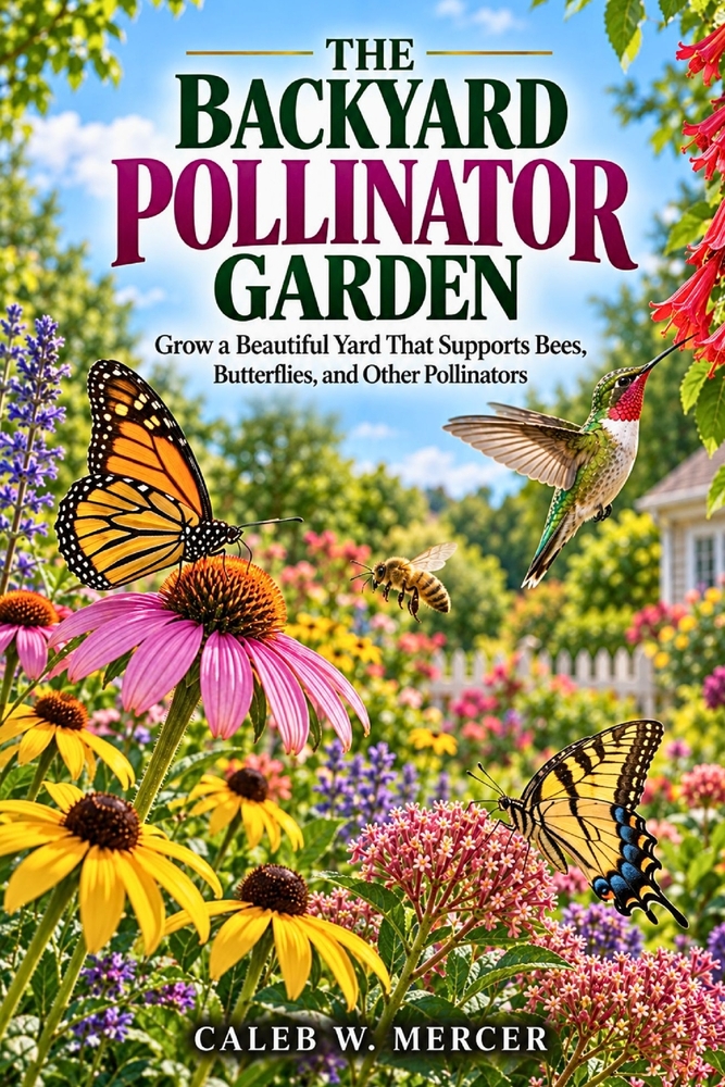 The Backyard Pollinator Garden: Grow a Beautiful Yard That Supports Bees, Butterflies, and Other Pollinators cover