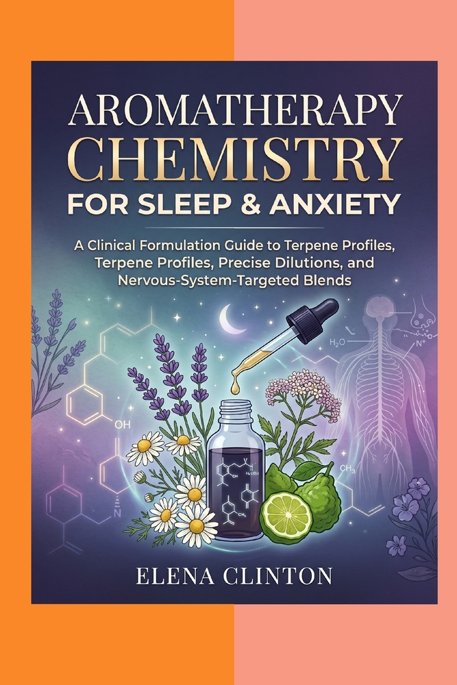 Aromatherapy Chemistry for Sleep and Anxiety: A Clinical Formulation Guide to Terpene Profiles, Precise Dilutions, and Nervous-System-Targeted Blends cover