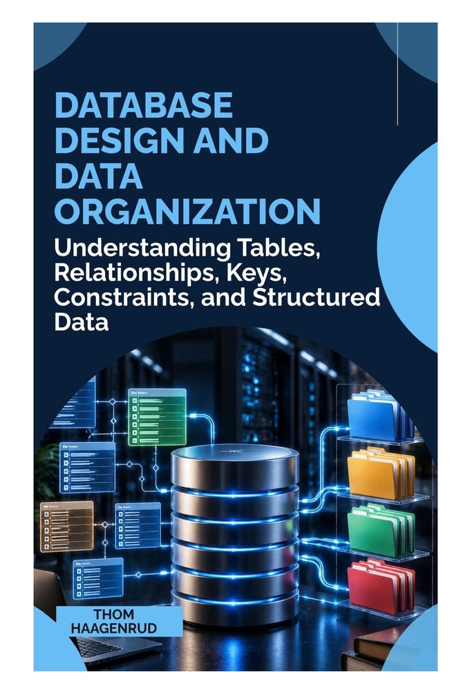 Database Design and Data Organization: Understanding Tables, Relationships, Keys, Constraints, and Structured Data cover