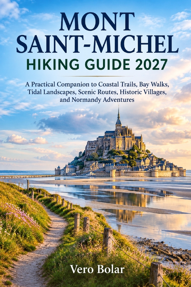 Mont Saint-Michel Hiking Guide 2027: A Practical Companion to Coastal Trails, Bay Walks, Tidal Landscapes, Scenic Routes, Historic Villages, and Norma cover