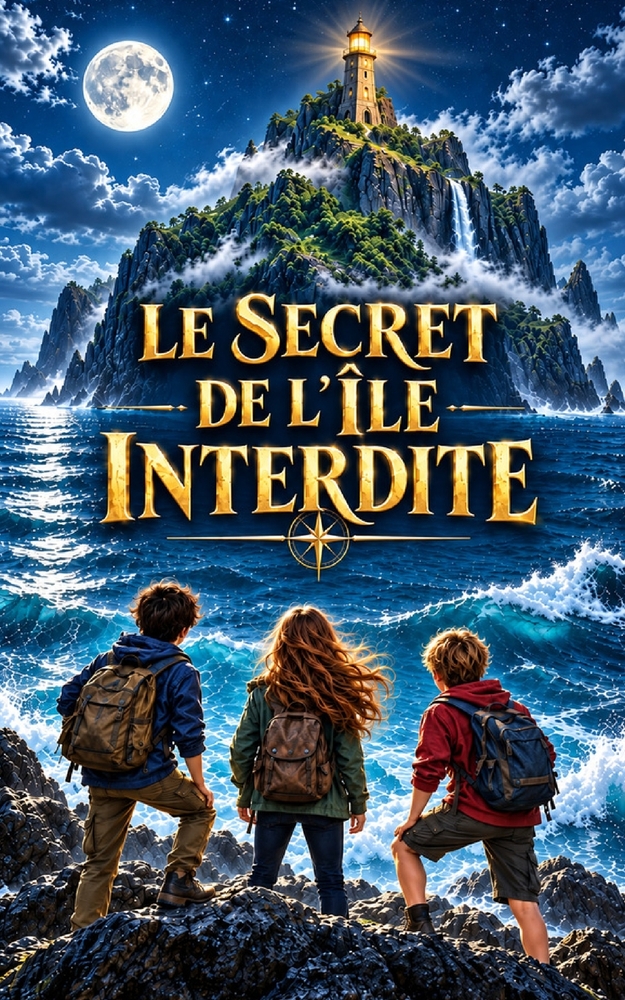 Le Secret de l'Île Interdite: Roman jeunesse d'aventure, de mystère et de fantastique pour les 8-12 ans cover