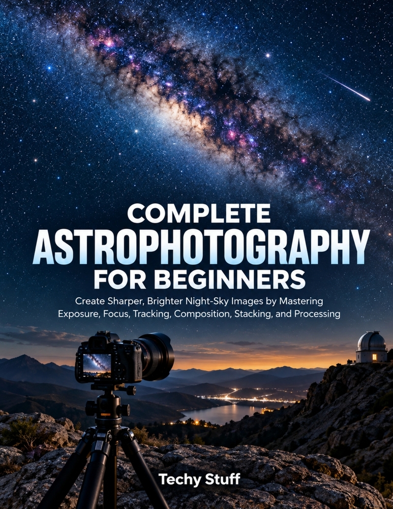 Complete Astrophotography for Beginners: Create Sharper, Brighter Night-Sky Images by Mastering Exposure, Focus, Tracking, Composition, Stacking, and cover