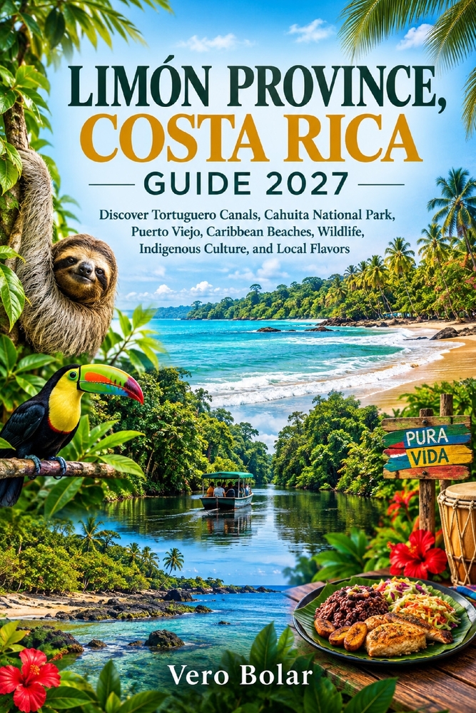 Limón Province, Costa Rica Guide 2027: Discover Tortuguero Canals, Cahuita National Park, Puerto Viejo, Caribbean Beaches, Wildlife, Indigenous Cultur cover