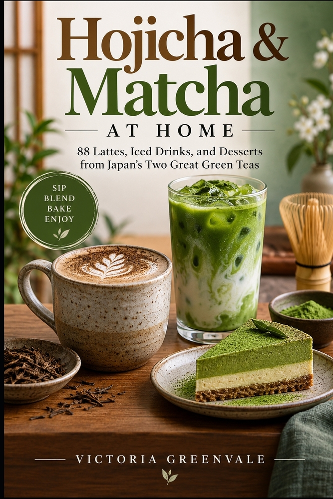 Hojicha & Matcha at Home: 88 Lattes, Iced Drinks, and Desserts from Japan's Two Great Green Teas cover