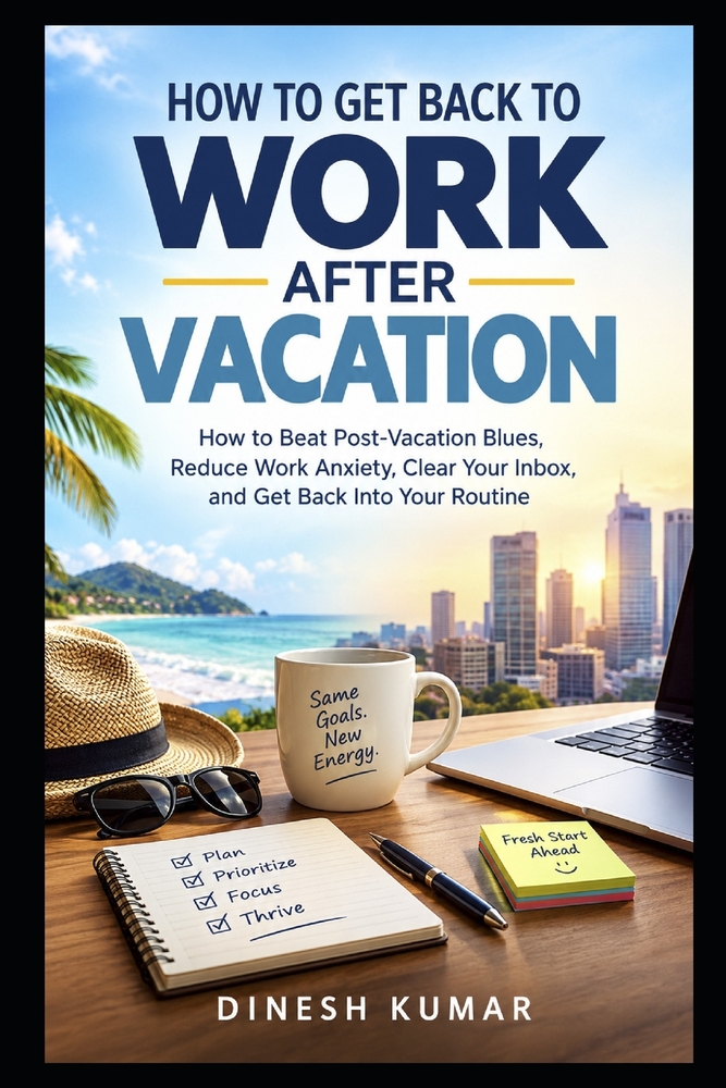 How to Get Back to Work After Vacation: How to Beat Post-Vacation Blues, Reduce Work Anxiety, Clear Your Inbox, and Get Back Into Your Routine cover