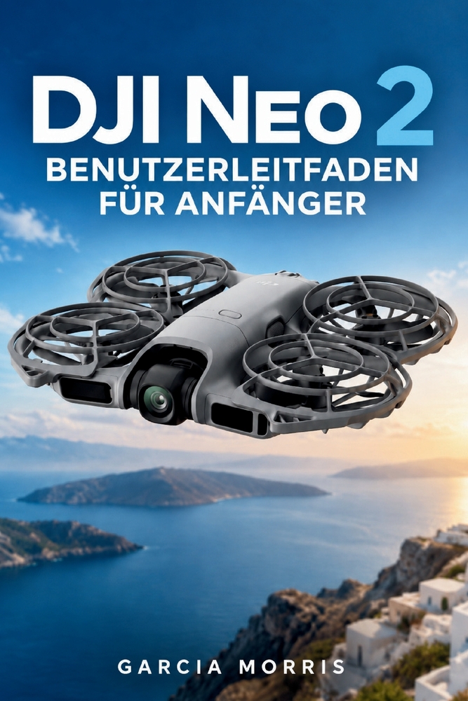 DJI Neo 2 Benutzerleitfaden für Anfänger: PraktischeAnleitungen für sicheren Aufbau, reibungslosen Flug, intelligentes Tracking, klares 4K-Video, FPV- cover