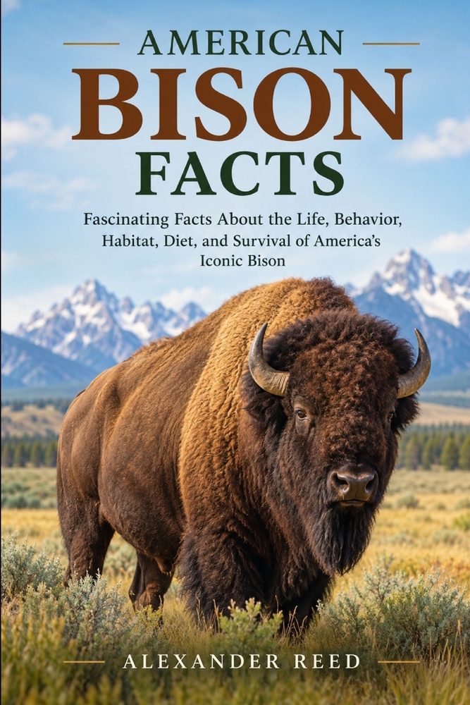American Bison Facts: Fascinating Facts About the Life, Behavior, Habitat, Diet, and Survival of America's Iconic Bison cover