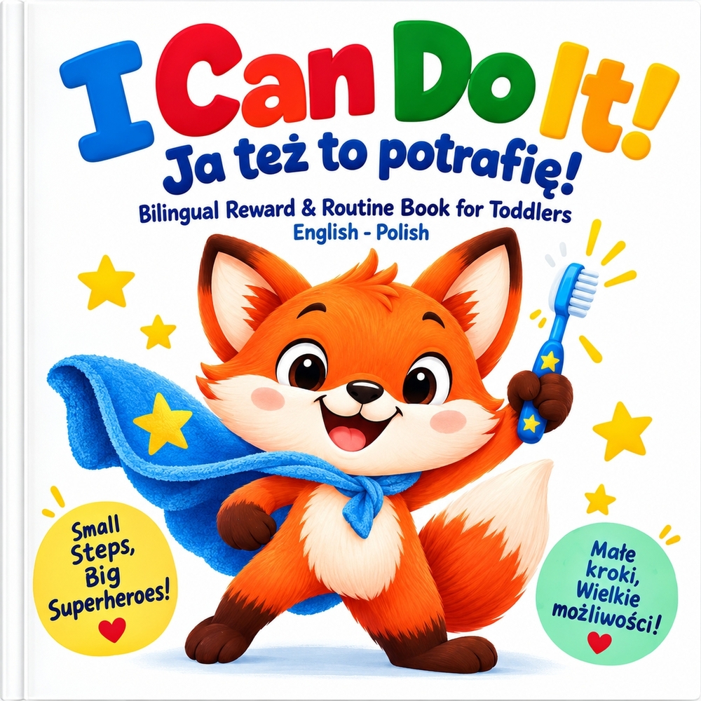 I Can Do It! / Ja też to potrafię!: A Bilingual English-Polish Reward & Routine Book for Toddlers cover