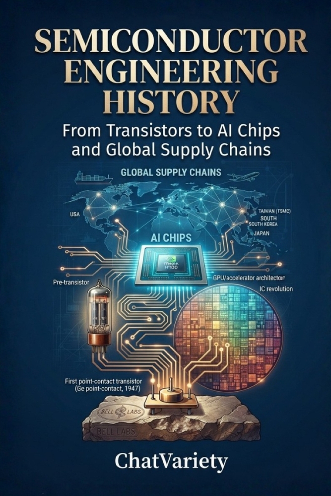Semiconductor Engineering History: From Transistors to AI Chips and Global Supply Chains cover