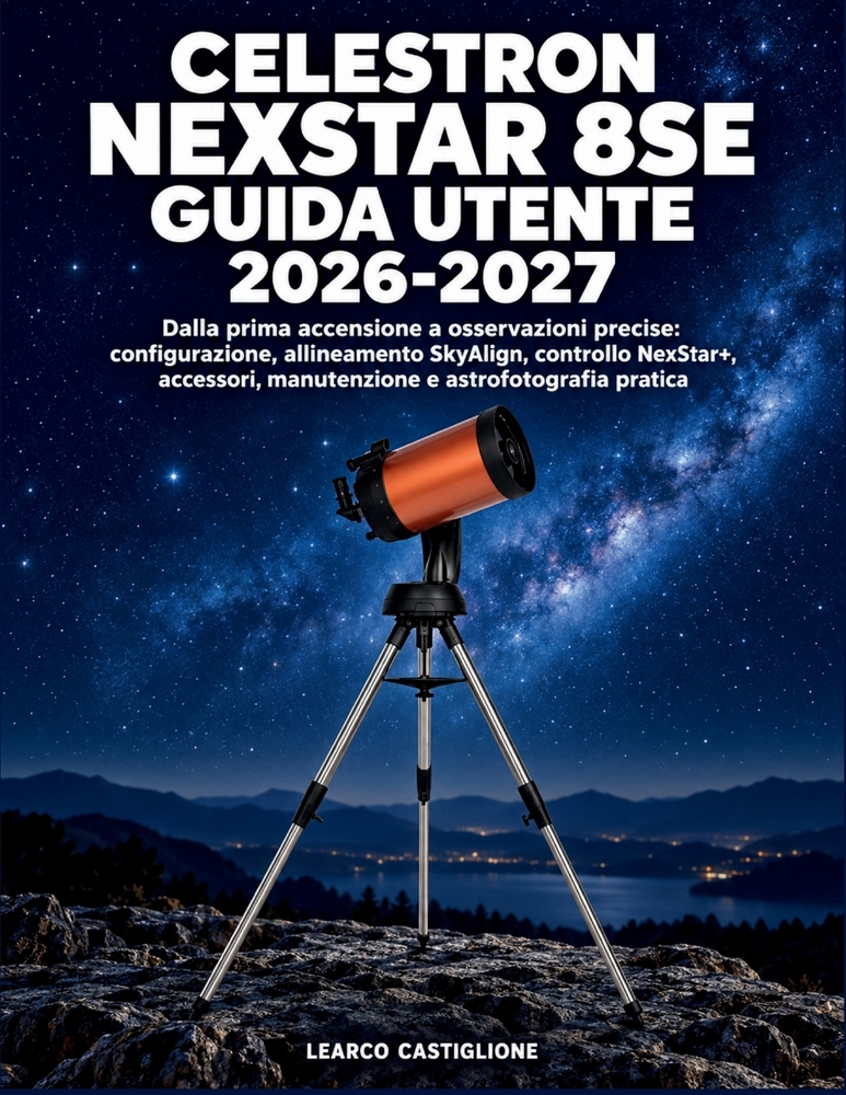Celestron NexStar 8SE Guida Utente 2026-2027: Dalla prima accensione a osservazioni precise: configurazione, allineamento SkyAlign, controllo NexStar+ cover