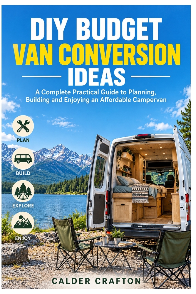 DIY Budget Van Conversion Ideas: A Complete Practical Guide to Planning, Building and Enjoying an Affordable Campervan cover