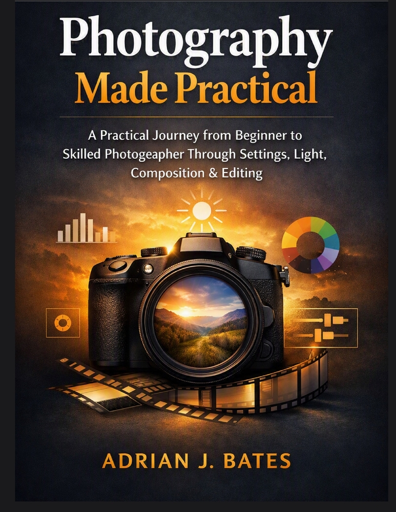 Photography Made Practical: A Practical Journey from Beginner to Skilled Photographer Through Settings, Light, Composition & Editing cover