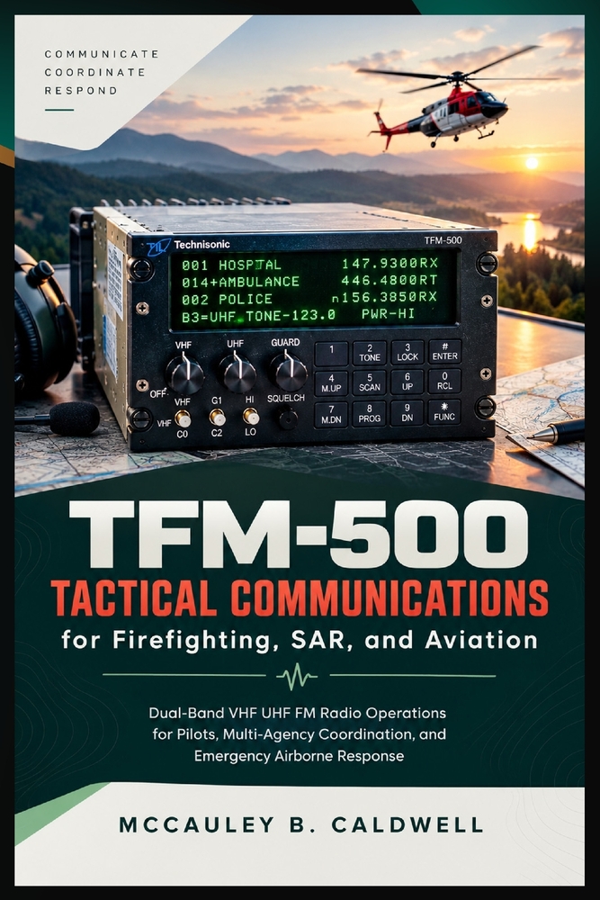 TFM-500 Tactical Communications for Firefighting, SAR, and Aviation cover