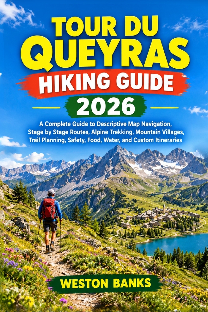Tour du Queyras HIKING GUIDE 2026: A Complete Guide to Descriptive Map Navigation, Stage by Stage Routes, Alpine Trekking, Mountain Villages, Trail Pl cover