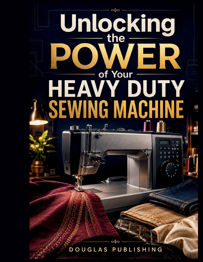 Unlocking the Power of Your Heavy Duty Sewing Machine: Learn Machine Settings, Threading, Tension, Needle Selection, Presser Feet, Heavy-Fabric Techni cover