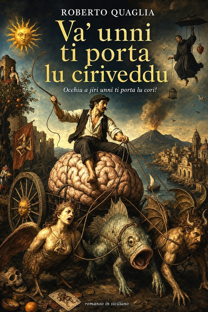 Va' unni ti porta lu ciriveddu: romanzo in siciliano con testo italiano a fronte cover