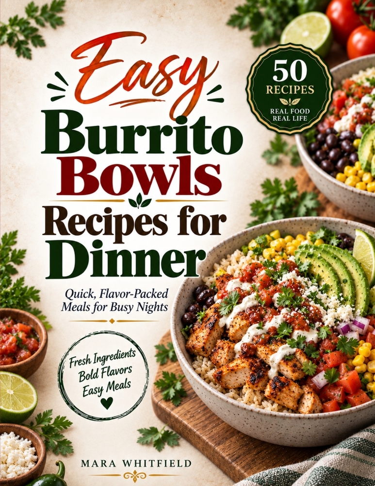 Easy Burrito Bowls Recipes for Dinner: Bold and Flavor-Packed Bowls for Easy Everyday Dinners cover