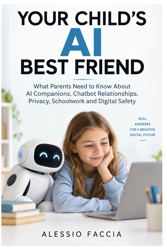 Your Child's AI Best Friend: What Parents Need to Know About AI Companions, Chatbot Relationships, Privacy, Schoolwork and Digital Safety cover