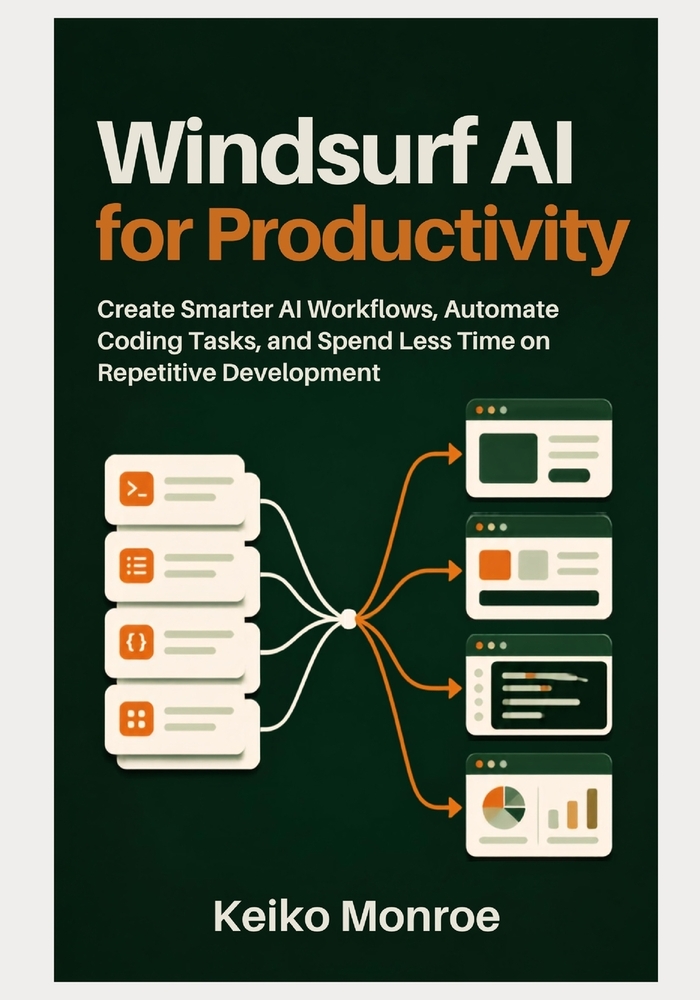 Windsurf AI for Productivity: Create Smarter AI Workflows, Automate Coding Tasks, and Spend Less Time on Repetitive Development cover
