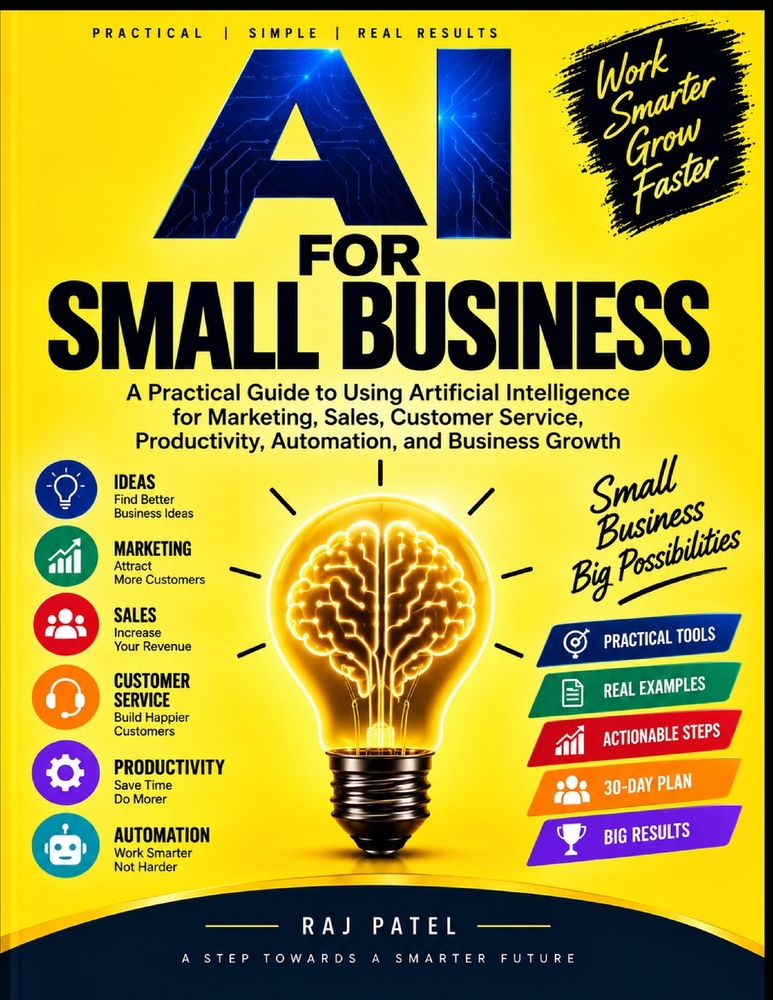 AI for Small Business: A Practical Guide to Using Artificial Intelligence for Marketing, Sales, Customer Service, Productivity, Automation, and Busine cover
