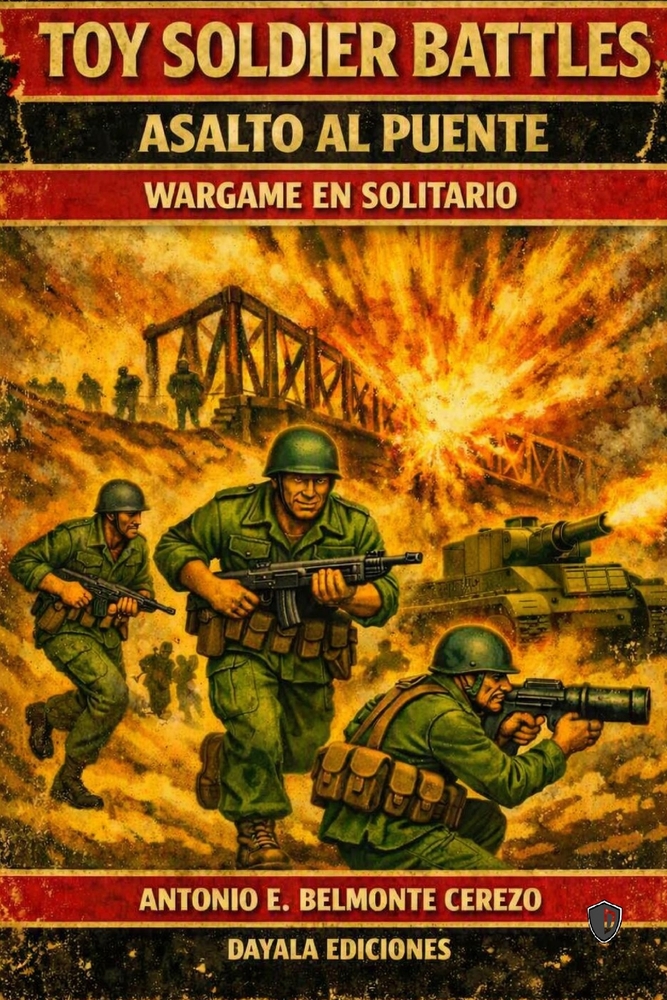 Toy soldier battles: Wargame en solitario, cooperativo y familiar para jugar con tus Army Men y Montaplex cover