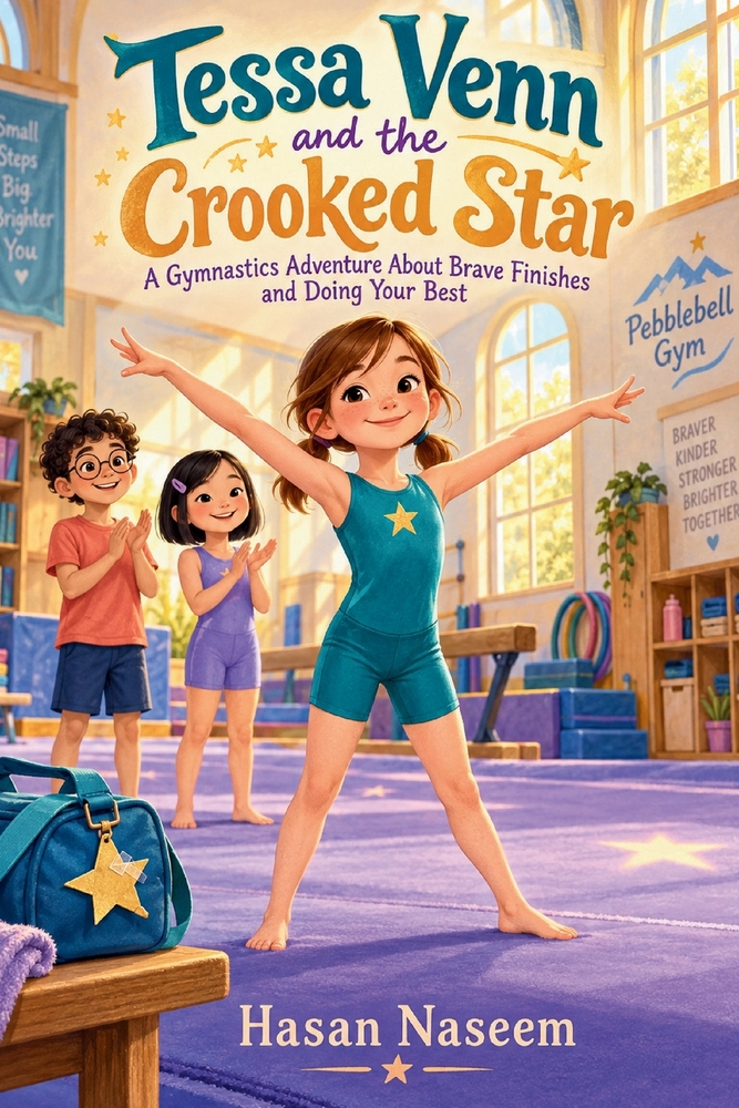 Tessa Venn and the Crooked Star: A Gymnastics Adventure About Brave Finishes and Doing Your Best cover