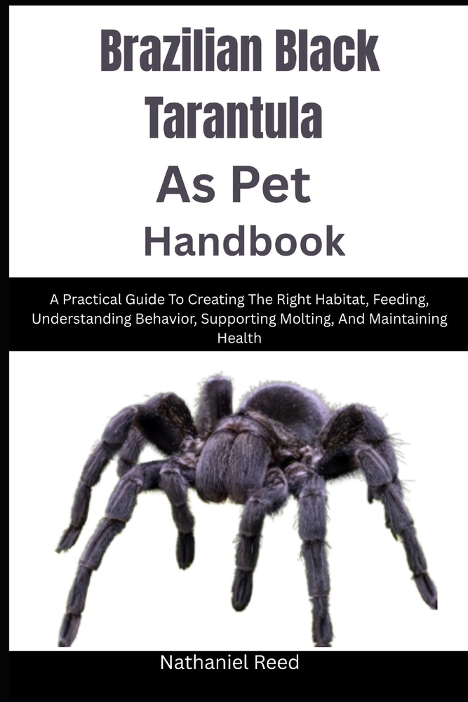 Brazilian Black Tarantula As Pet Handbook: A Practical Guide To Creating The Right Habitat, Feeding, Understanding Behavior, Supporting Molting, And M cover