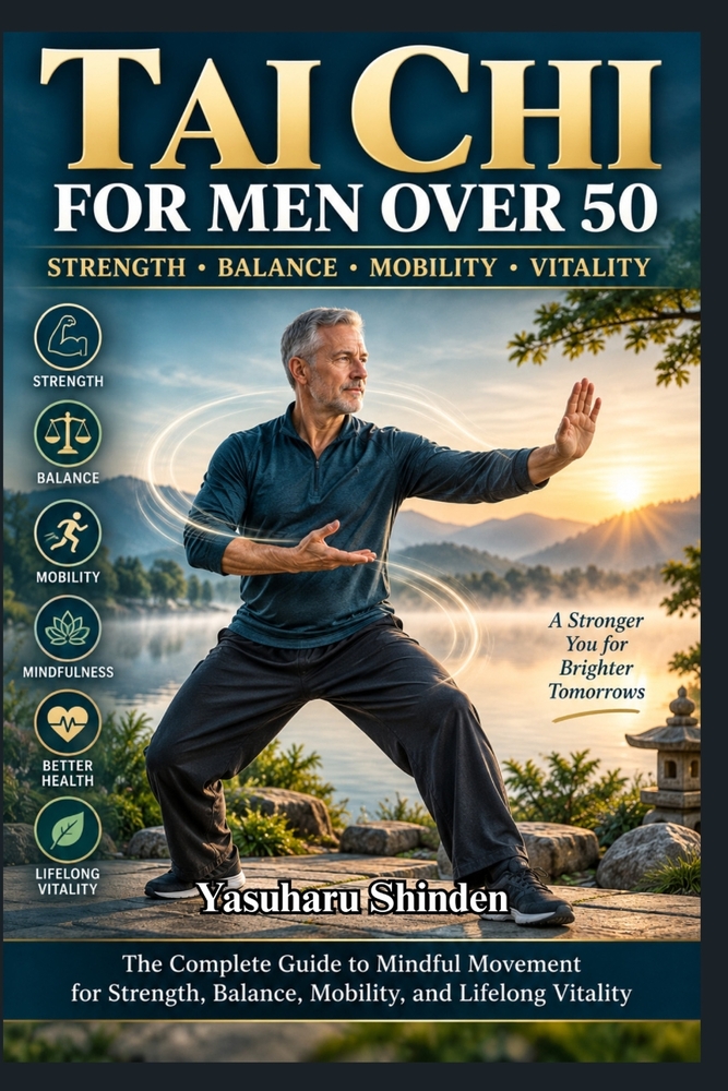 Tai CHI for Men Over 50: The Complete Guide to Rebuilding Strength, Enhancing Balance, Preventing Falls, and Cultivating Lifelong Vitality Through the cover