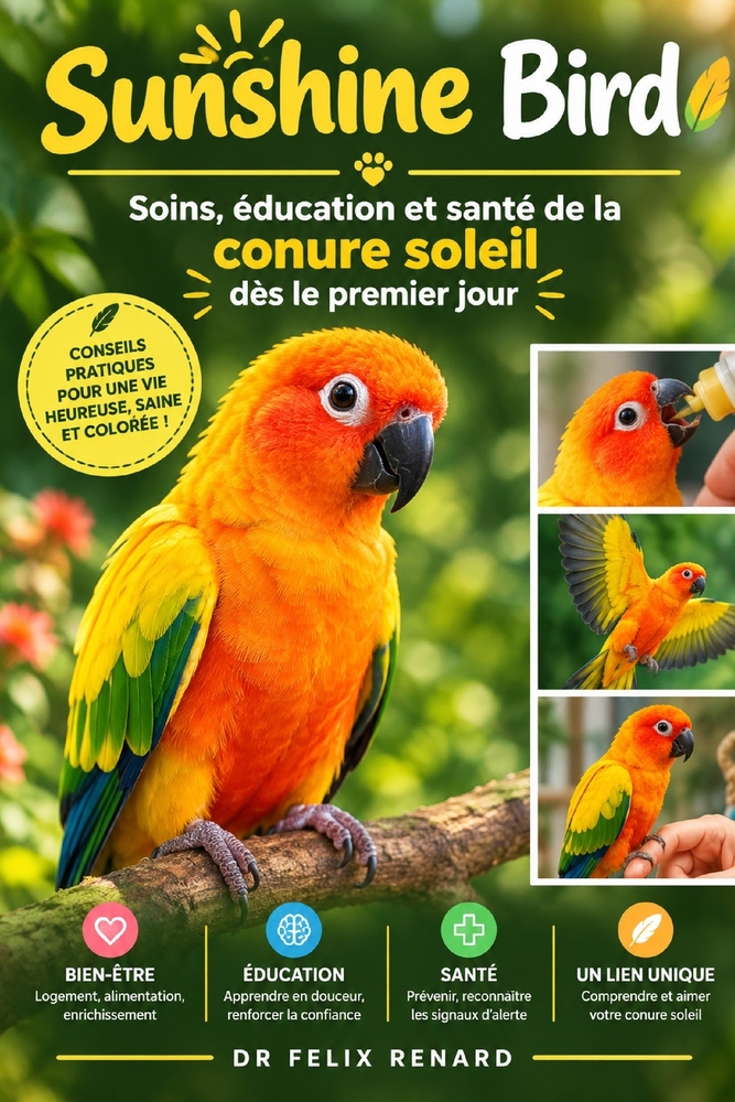 Sunshine Bird: Sun Conure Care, Training & Health from Day One cover